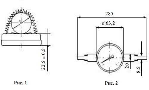 WATTS F+R810 TCM Термометр биметаллический накладной на трубы D 80 мм, 0-120°C 2