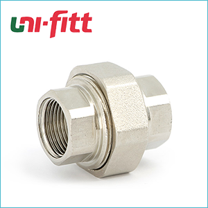 UNI-FITT Муфта разъемная никелированная с прокладкой O-Ring